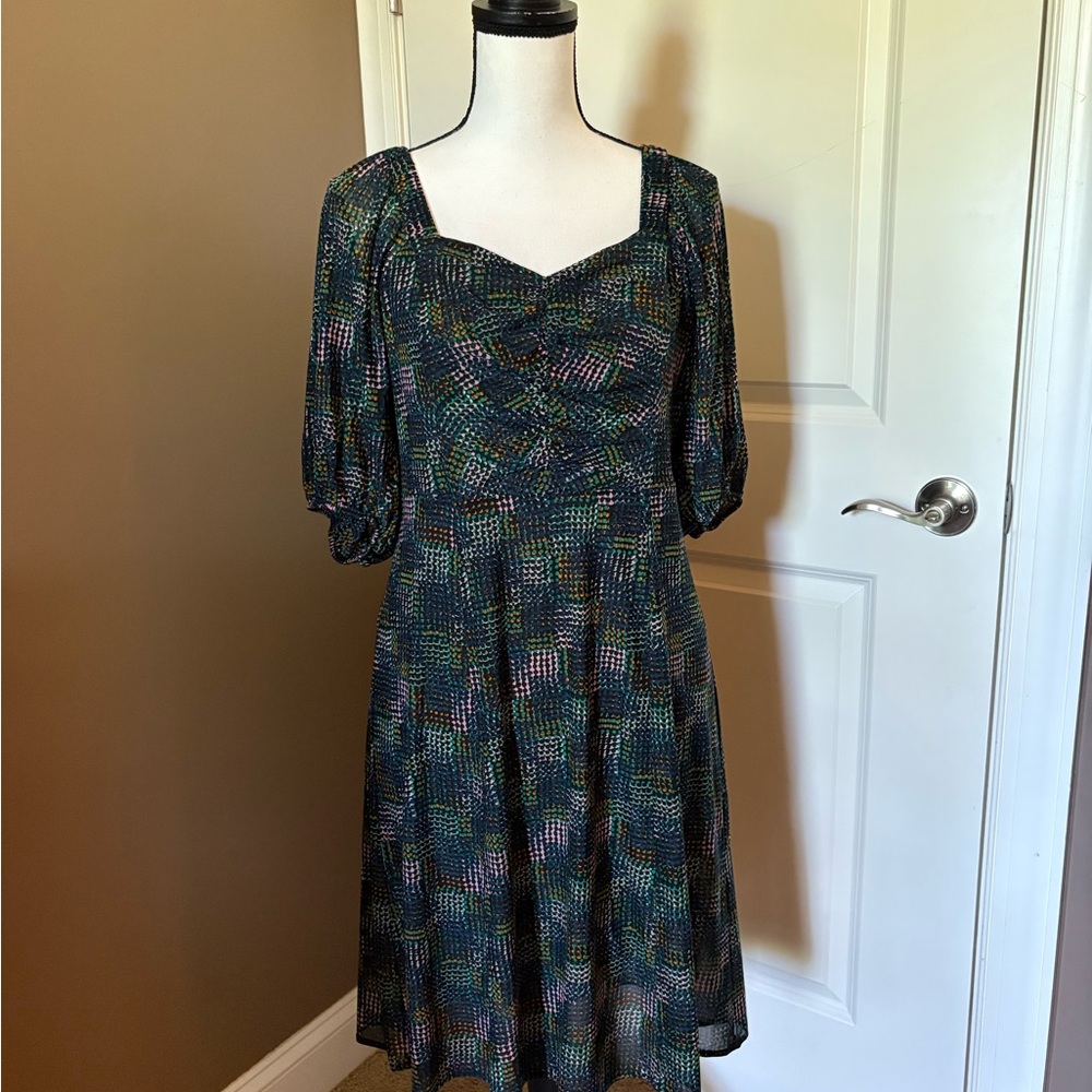 Elaine Dress CAbi Multicolor Midi Dress